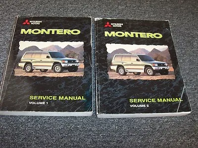 1999 Mitsubishi Montero SUV Workshop Shop Service Repair Manual Set 3.5L V6 • $195.87