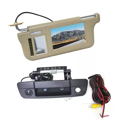 Sun Visor Rear View Mirror Monitor Reversing Camera For Dodge Ram 1500 2500 3500 • $199