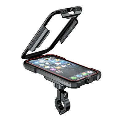 Waterproof Motorcycle Bike Cycling Handlebar Mount Holder Cell Phone Case Stand • $25.10