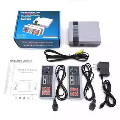 Family Recreation Retro Video Game Console AV Output Built-In 620 Classic Games • $19.97