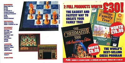 Computer Shopper CoverDisc #147 - May 2000 (Ultimate Family Tree & Chessmaster) • £6