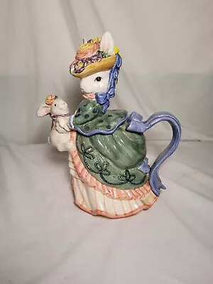 Fitz & Floyd Rabbit Pitcher Great For Easter Decoration.  No Chips Or Cracks • $35.99