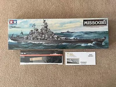 NOS Tamiya U.S. Battleship BB-63 Missouri 1:350 Item #78018 W/Gold Medal Details • $225