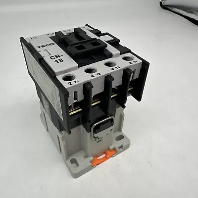 TECO CN-18 CN18 4 Pole Heater Contactor 120V Coil Used • $15