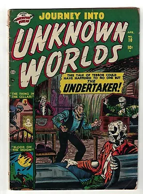 Atlas Marvel Comics Journey Unknown Worlds 10 Undertaker VG 4.0 Horror 1951  • £179.99