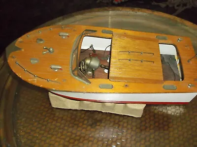 Vintage 1950s Fleet Line Sea Wolf Battery Operated Toy Boat  No#00899 • $249