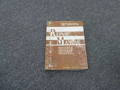 $129.39 • Buy Toyota 7FGCU45 7FGCU55 7FGCU60 7FGCU70 Forklift Lift Truck Service Repair Manual