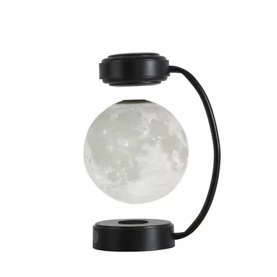3D LED Moon Night Light Wireless Magnetic Levitating Rotating Floating Ball Lamp • $149.26
