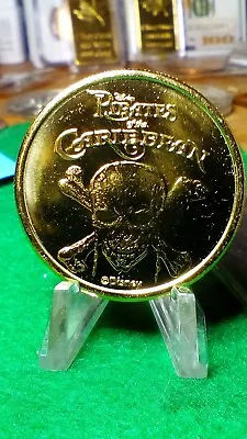 Disneyland California  Mickey Mouse Pirate Medallion Coin Pirate Logo • $9.95