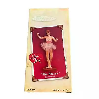 Hallmark Keepsake Ornament I Love Lucy The Ballet Clip On Vintage • $10.80