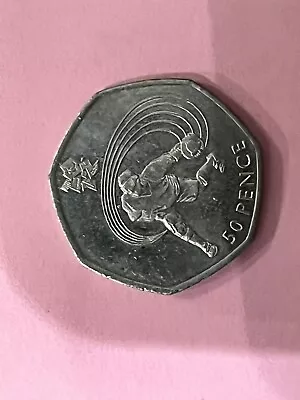 2011 Goalball Olympic 50p Coin - Circulated • £3.50