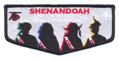 Boy Scout OA 258 Shenandoah Lodge 75th Anniversary Winter Banquet Ceremies Flap • $75