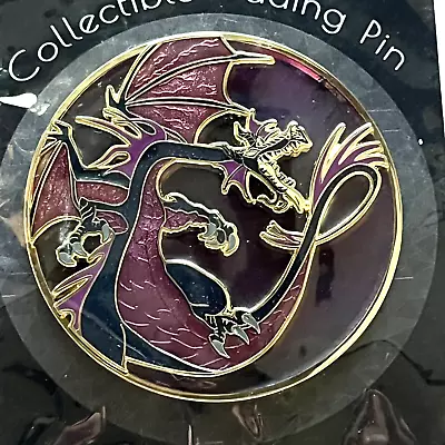 Disney Maleficent Dragon Frosted Glass LE 300 Sleeping Beauty Artland Pin F01 • $135