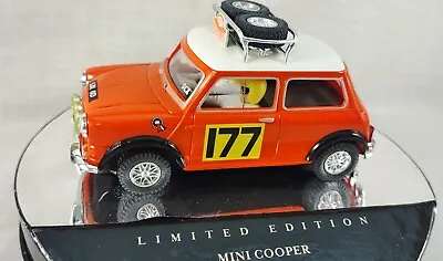 SCX 60730 Vintage Mini Cooper 1275s Rally Limited Edition 1/32 Scale Slot Car • $49.99