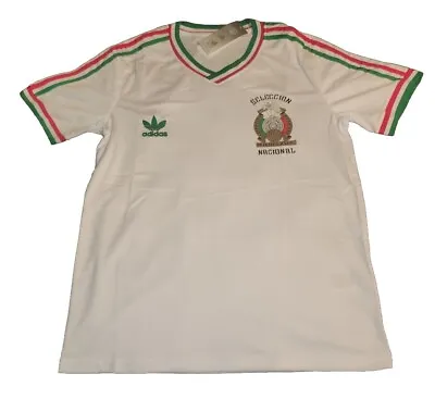 Adidas Mexico Retro Away 1985 Classic Jersey New Mens Medium • $45