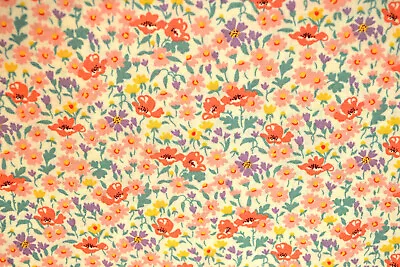 LIBERTY FABRIC  Riviera Collection - Floral Designs Quilting 100% Cotton Craft • £4.75