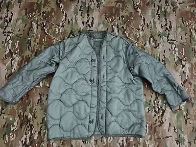 USGI Quilted Liner M65 / Rain Jacket Parka Coat Cold Weather Standalone MEDIUM • $25.96