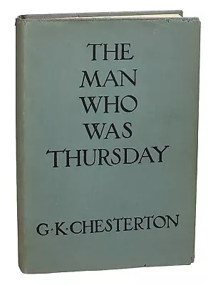 The Man Who Was Thursday By G.K. Chesterton - Book Club Edition In DJ Ca. 1970s • $15