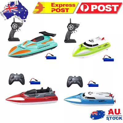 2.4GHz Electric Water RC Speedboat High Speed Fast RC Boats For Pools And Lakes • $29.29