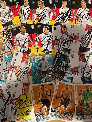 Match Attax Shoot Out And Other Signed Cards.27 • £2.49