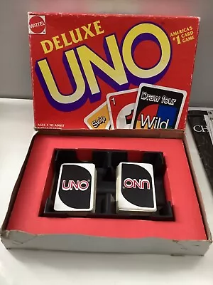 Vintage UNO Deluxe Card Game 1993 America’s # 1 Card Game - Complete • $40