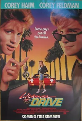 License To Drive (1988)corey Haim Original One Sheet Poster Lot Of 5 Rolled • $20