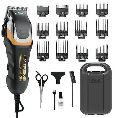 Wahl 79465-300 Extreme Grip Pro Hair Clippers Cutting Kit +24 Pieces Set • $33.40