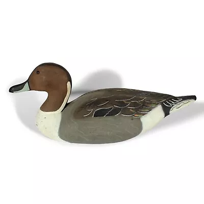 Herter's Inc. 1893 Duck Bird Decoy Pintail Drake Carved Painted Wood Glass Eyes • $149.99