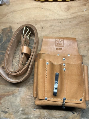 $35 • Buy Ideal Electrician Tool Pouch And Large Klein Belt 