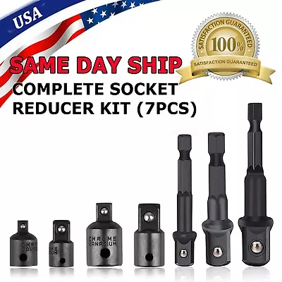 7-pack 3/8  To 1/4  1/2 Inch Drive Ratchet SOCKET ADAPTER REDUCER Air Impact Set • $8.95