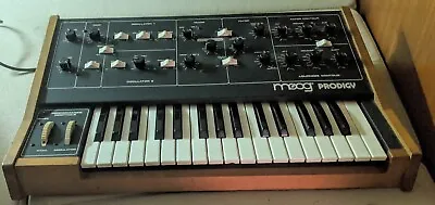 Moog Prodigy 32-Key Monophonic Analog Synthesizer 1979 - 1984 - Black • $2300
