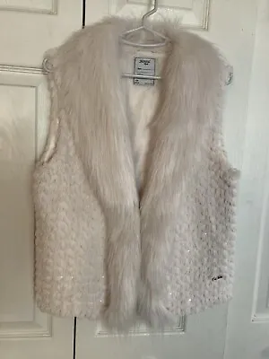 Mayoral Girl Faux Fur Vest Size 16 • $15