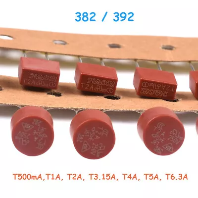 £1.62 • Buy Slow Blow Radial PCB 392 Fuse 382 Fuse T500mA,T1A, T2A, T3.15A, T4A, T5A, T6.3A
