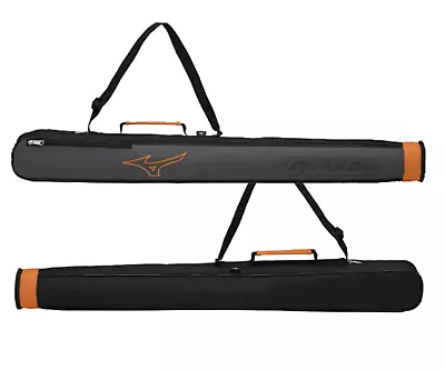 MIZUNO JAPAN Global Elite Baseball Bat Case Shoulder Bag 1FJT3411 Black Orange • $37.99