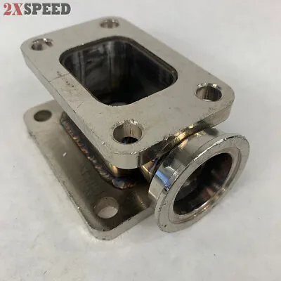 T3 To T4 Turbo Flange Adapter Conversion W/38mm VBAND Wastegate Flange • $39.99