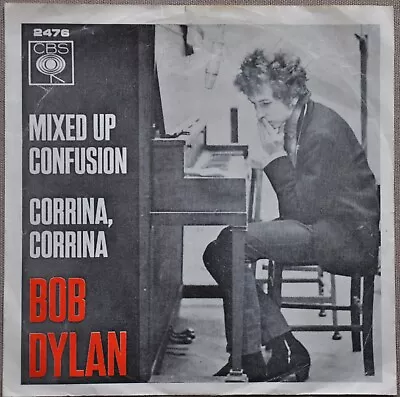 Mega Rare Norway Bob Dylan Mono Ps Single Mixed Up Confusion / Corrina Corrina • £67.75