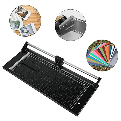 24 Inch Manual Precision Rotary Sharp Paper Trimmer Photo Cutter W/2 Spare Blade • $79.98