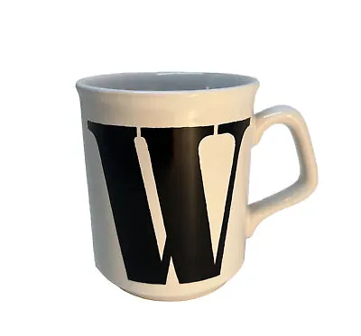 TAMS MONOGRAM CUP/MUG Vintage - MADE IN ENGLAND-LETTER W - New Old Stock! • $14.99