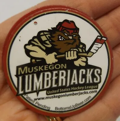 IHL Muskegon Lumberjacks Michigan Magnet Bottomsupbeer.com • $2