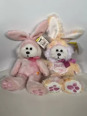 Beanie Kids X2 Flip Flop The Bunny Bear & Honey Bunny The Easter Bear - As New • $19.50