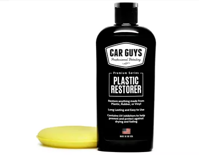Plastic Restorer Auto Safe Detailing Supplies Vinyl Rubber Trim Restore Car SUV • $22.19