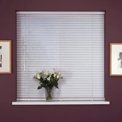 Swish Avensys Cordless Metal 25mm Aluminium Venetian Blind White 180 Cm Wide • £39.99