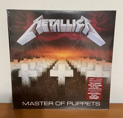 Metallica Master Of Puppets Vinyl Record LP Remastered 180 Gram Sealed New • $42.49