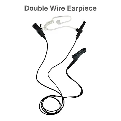 2-Wire Acoustic Tube PTT Earpiece For Motorola Radios APX900 XPR7550 XPR7580 • $22.49