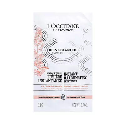 L'occitane Reine Blanche Sheet Mask (20 G) • $30.39