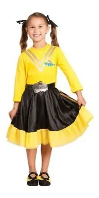 Emma Wiggle Deluxe Costume The Wiggles Dress Up Yellow The Wiggles Costumes • $38.95