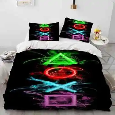 Cartoon Game Comforter Bedding SetDuvet Cover Bed Set Quilt Cover Pillowcase • $90.46