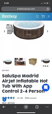 Bestway  saluspa Madrid Inflatable Hot Tub 2-4 Person SKU 60132E • $500