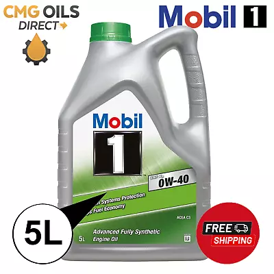 £52.50 • Buy Mobil 1 Esp X3 0w-40 Acea C3 Advanced Fully Synthetic Engine Oil - 5l