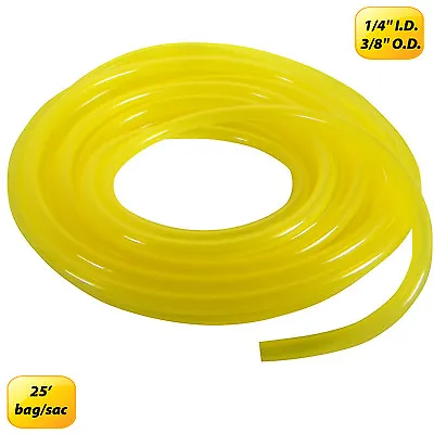 Fuel Line 1/4  ID X  3/8  OD Yellow 25' - For Chainsaws And Snow Blowers • $18.95